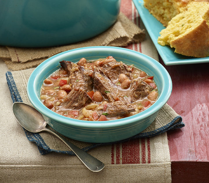 Cowboy Style Chuck Roast With Beans