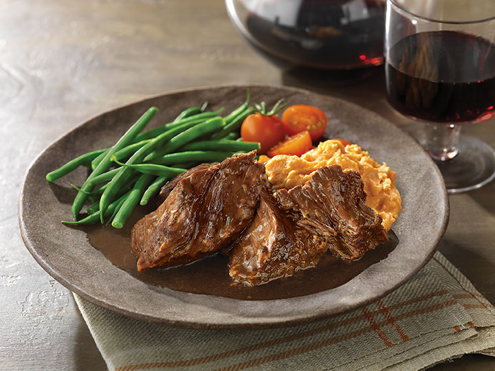 Slow Cooked Pot Roast With Balsamic Sauce